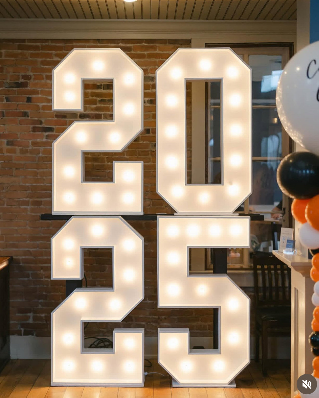 4'2"FT Light-Up Marquee Numbers 0–9 + Extra 2