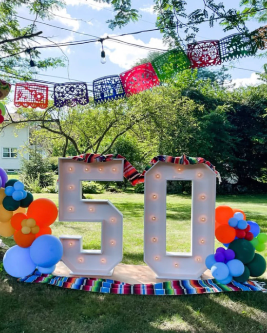 4'2"FT Light-Up Marquee Numbers 0–9