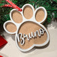 Custom Dog Paw Ornament