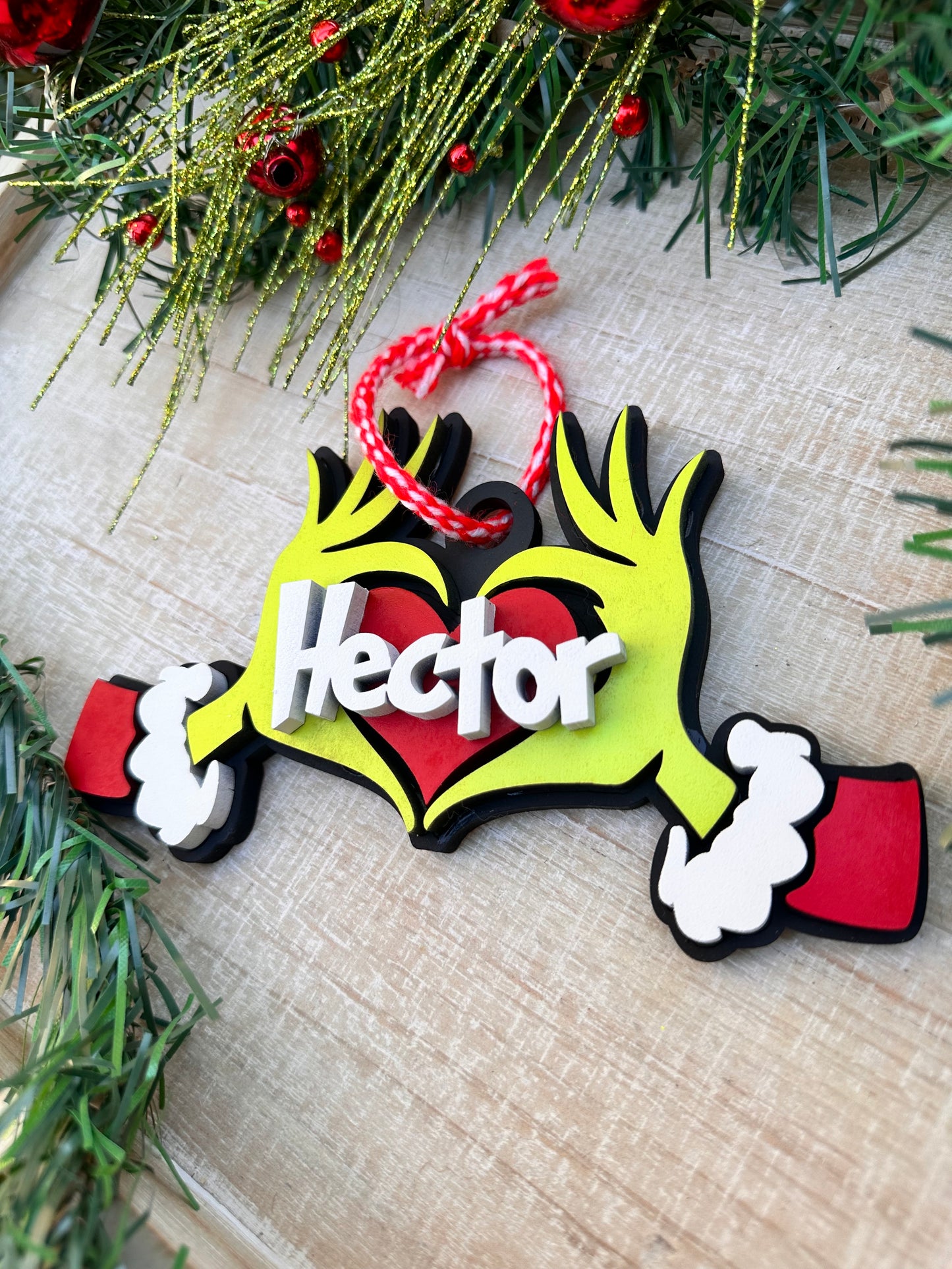 Custom Grinch Ornaments