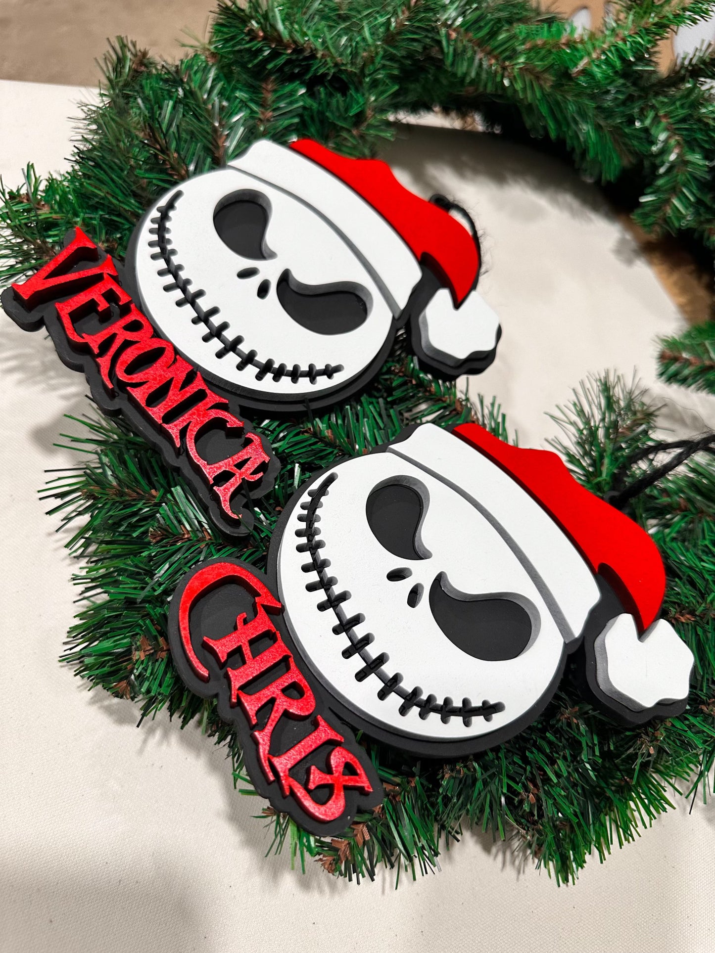 Custom Jack Skeleton Ornaments