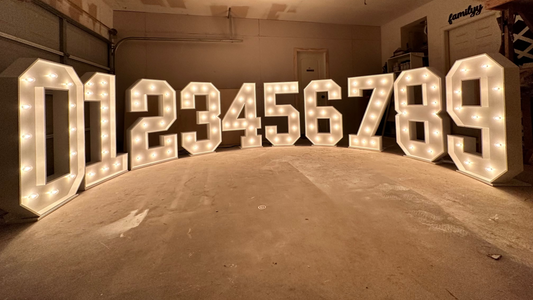 4'2"FT Light-Up Marquee Numbers 0–9
