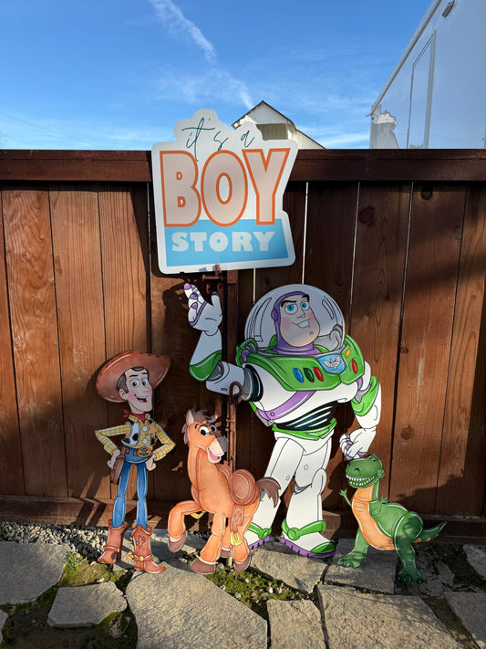 Watercolor Toy Story (Boy story)