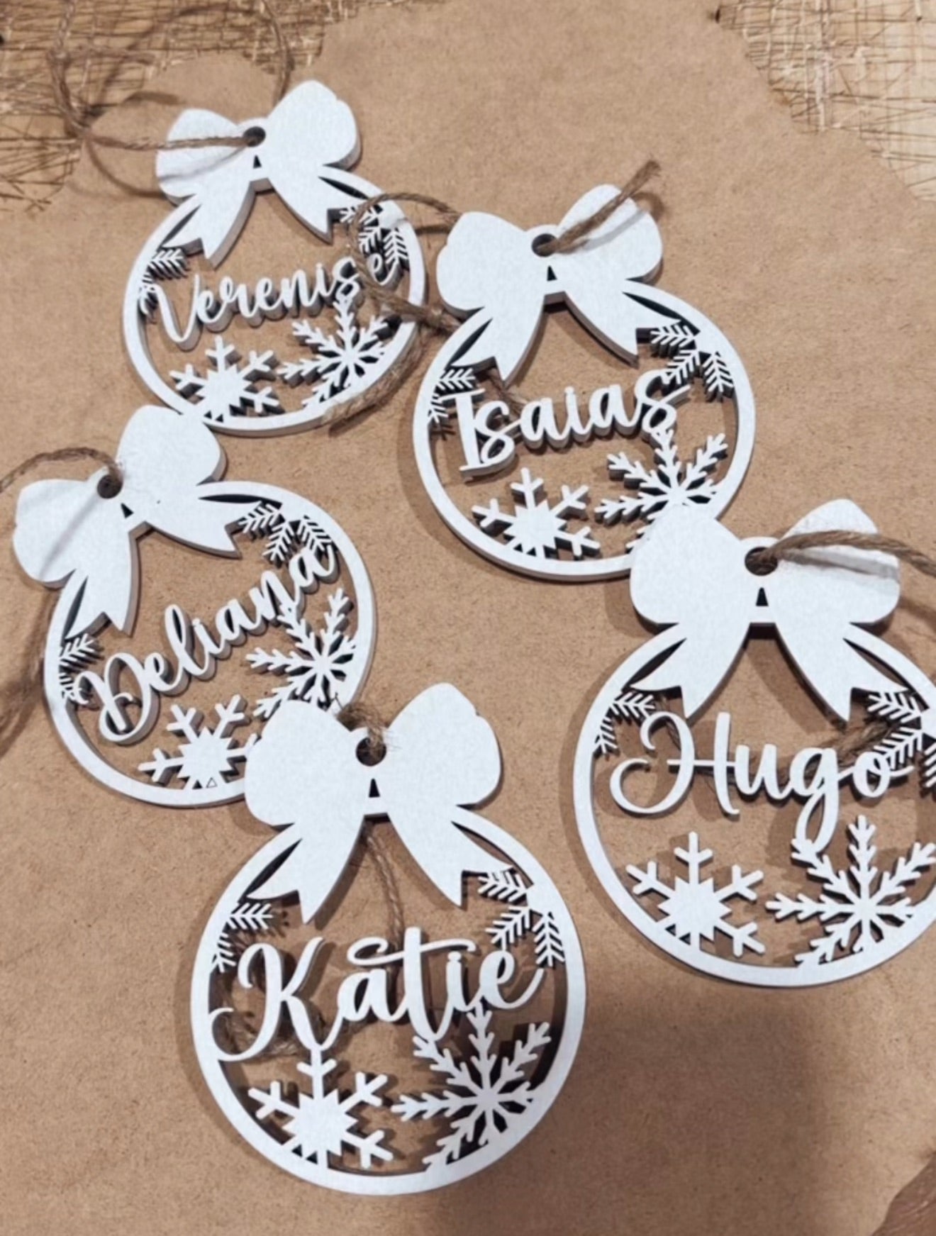 Snowflake ornaments (sets)