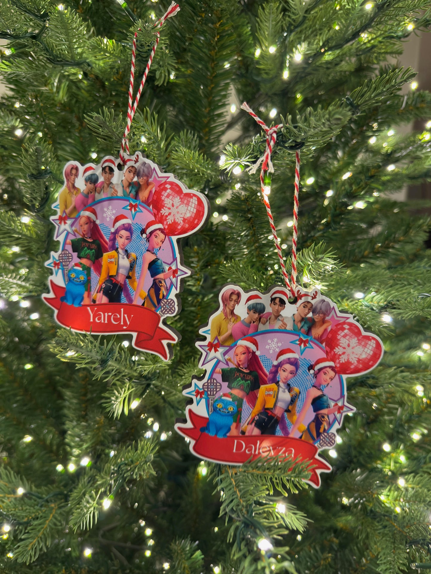 Kpop Print On Wood Ornament SETS