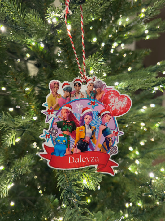 Kpop Print On Wood Ornament SETS