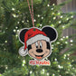 Mickey Print On Wood Ornament SETS